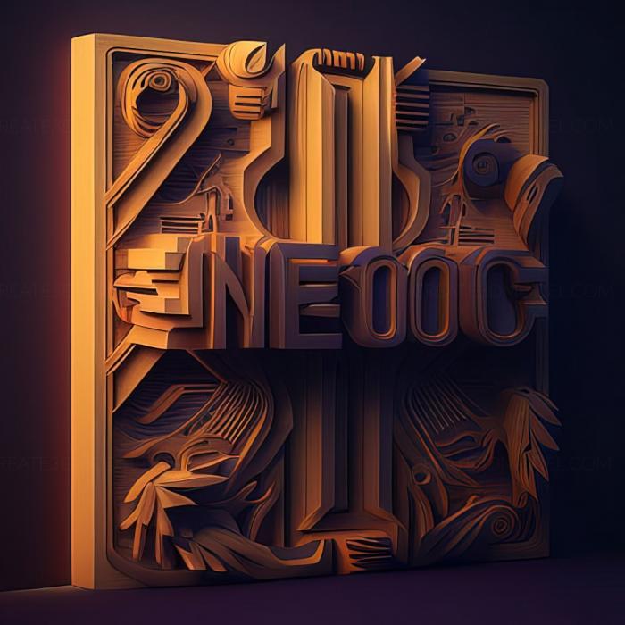 نموذج ثلاثي الأبعاد لآلة CNC ألعاب لعبة st NeonXSZ